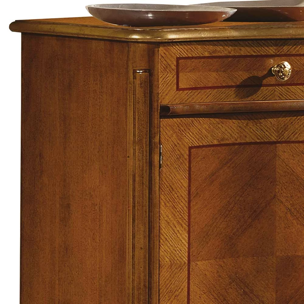 Top 10 ⌛ 100 Cm Hohes Sideboard In Nussbaum & Gold - Aciara 🧨 5 Top 10 ⌛ 100 Cm Hohes Sideboard In Nussbaum & Gold - Aciara 🧨 – Bild 5