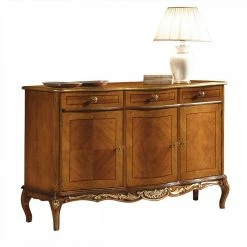 Top 10 ⌛ 100 Cm Hohes Sideboard In Nussbaum & Gold - Aciara 🧨