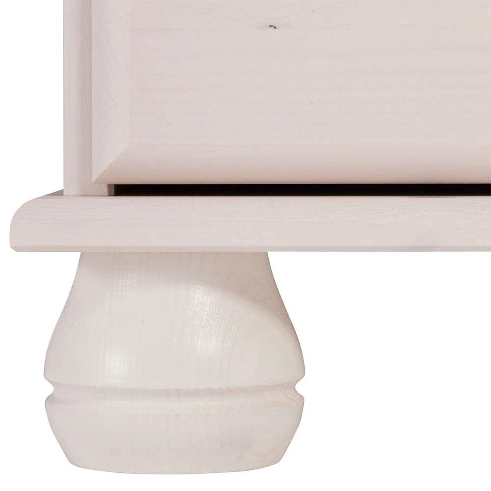 Coupon ⭐ 118x76x35 Kiefer Kombi-Kommode In Weiß - Oncerta 🧨 4 Coupon ⭐ 118x76x35 Kiefer Kombi-Kommode In Weiß - Oncerta 🧨 – Bild 4