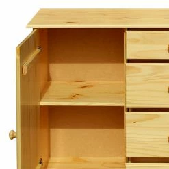 Bester Verkauf 🎁 119x81x38 Landhaus Kombi Kommode Mit Kugelfüßen - Kascanu 🧨 -Reanna Shop 119x81x38 landhaus kombi kommode mit kugelfuessen aus kiefer massivholz kascanu 05