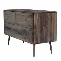 Am billigsten 🛒 120x78x40 Design Kommode Aus Nussbaum - Rivossa 😀