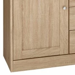 Neu 🤩 120x80x35 Kombikommode In Sonoma-Eiche - Madadria ✨ -Reanna Shop 120x80x35 kombikommode in sonoma eiche mit sockelgestell madadria 04