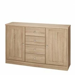 Neu 🤩 120x80x35 Kombikommode In Sonoma-Eiche - Madadria ✨