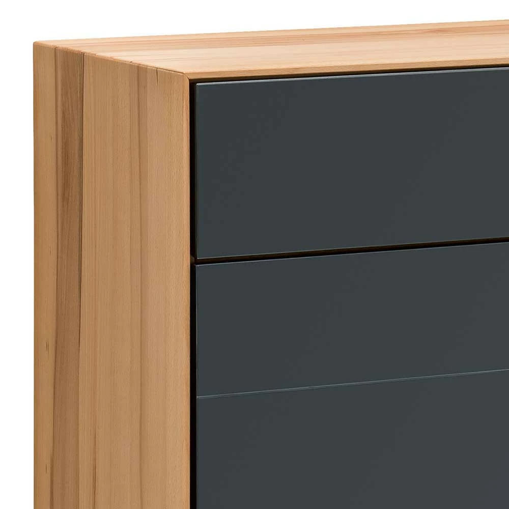 Angebote 😉 120x87x40 Flur Kommode In Anthrazit Glas - Mandrey 😀 4 Angebote 😉 120x87x40 Flur Kommode In Anthrazit Glas - Mandrey 😀 – Bild 4