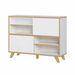 Großhandel 🤩 120x92x40 Skandi Schrank Mit 2 Schiebetüren - Pronada ⭐