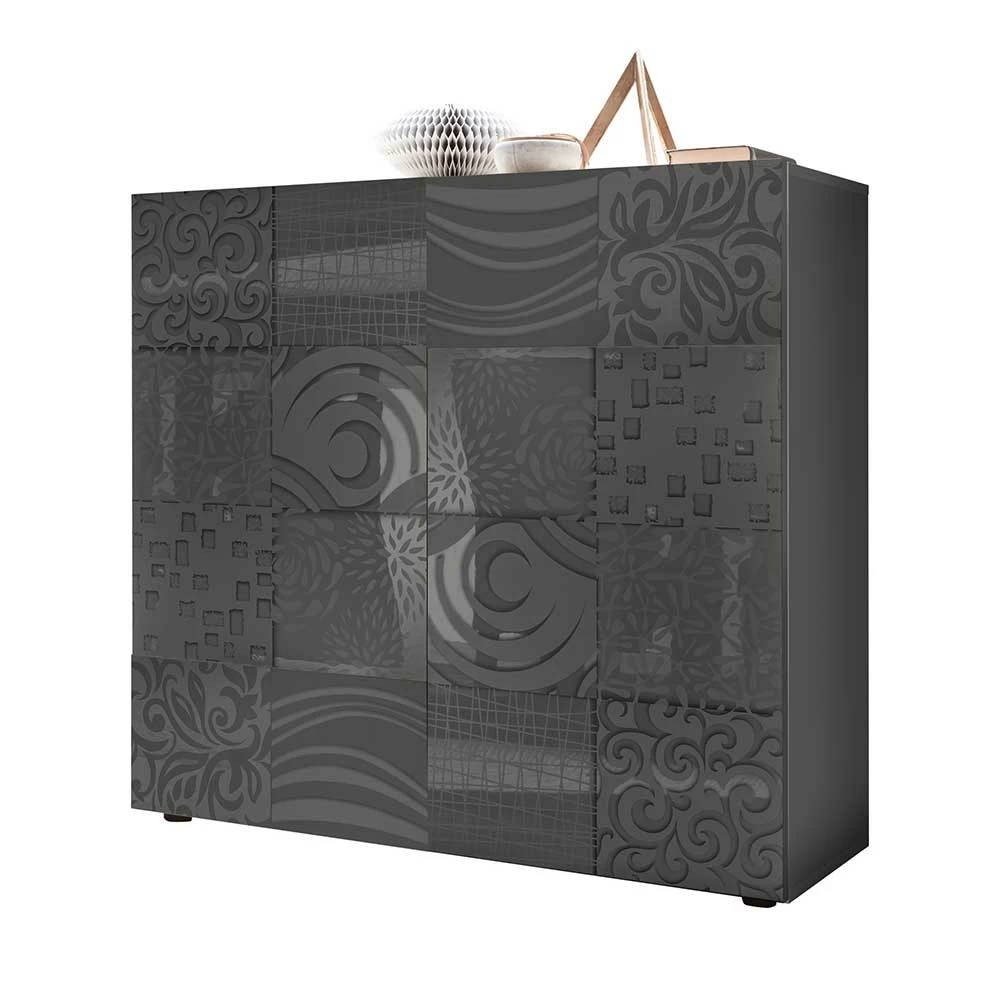 Am billigsten ✨ 121x111x42 Türen-Kommode In Grau Glanz - Ipatal 🔥 1 Am billigsten ✨ 121x111x42 Türen-Kommode In Grau Glanz - Ipatal 🔥