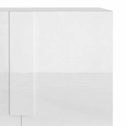 Auslauf 🛒 121x90x44 2-türige Kommode Auf Sockel - Kerym ✔️ 9 Auslauf 🛒 121x90x44 2-türige Kommode Auf Sockel - Kerym ✔️ -Reanna Shop 121x90x44 2 tuerige kommode auf sockel in weiss hochglanz kerym 03