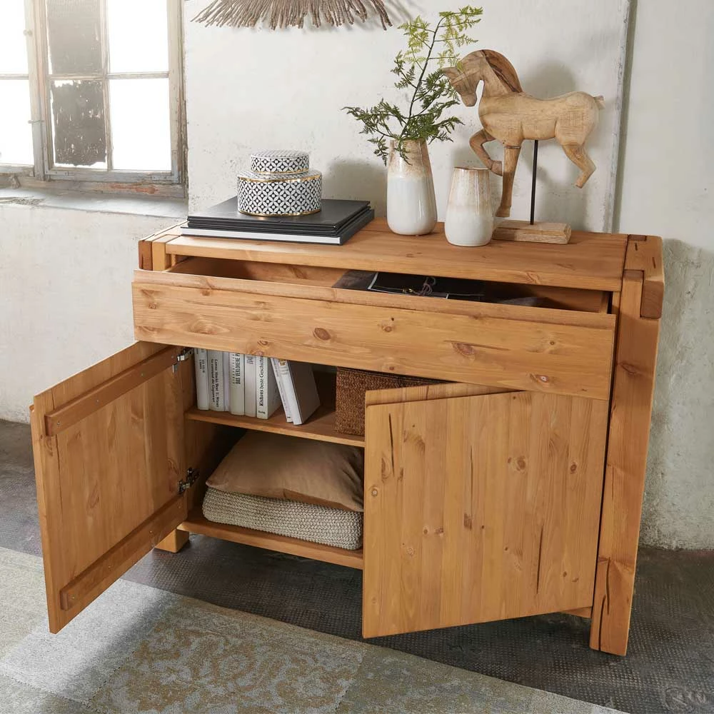 Besorgen 🥰 122x88x44 Moderne Holzkommode Aus Kiefer - Delamaro ❤️ 2 Besorgen 🥰 122x88x44 Moderne Holzkommode Aus Kiefer - Delamaro ❤️ – Bild 2