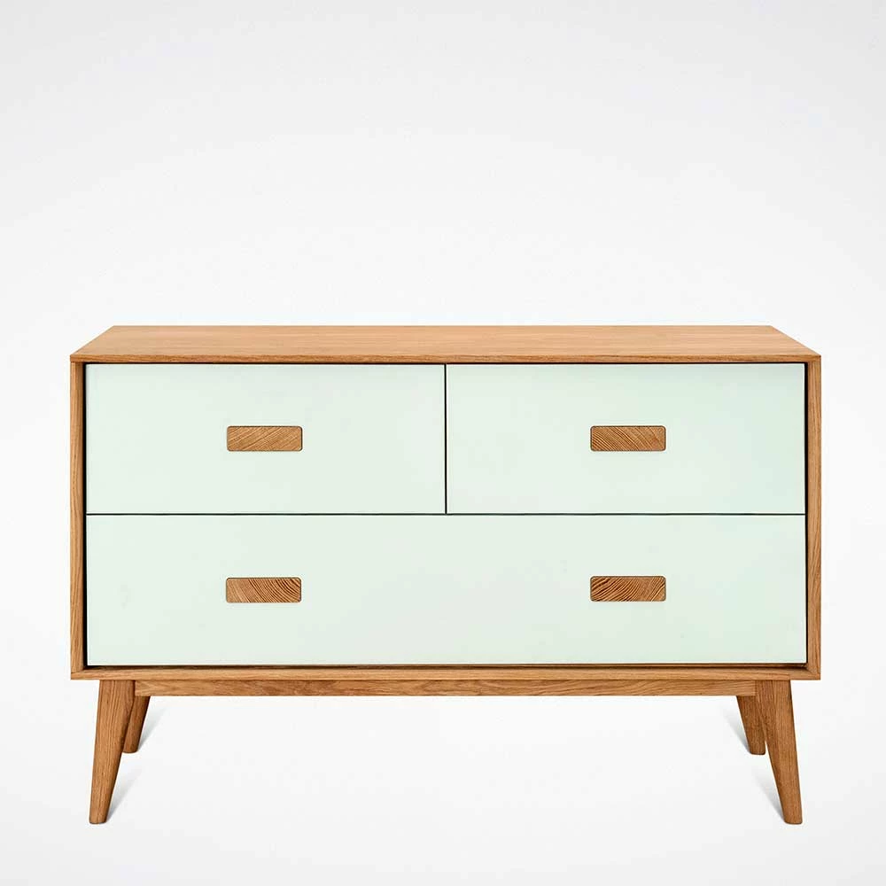 Billig 🤩 123x77x50 Kommode In Weiß & Eiche - Julecas 🧨 2 Billig 🤩 123x77x50 Kommode In Weiß & Eiche - Julecas 🧨 – Bild 2