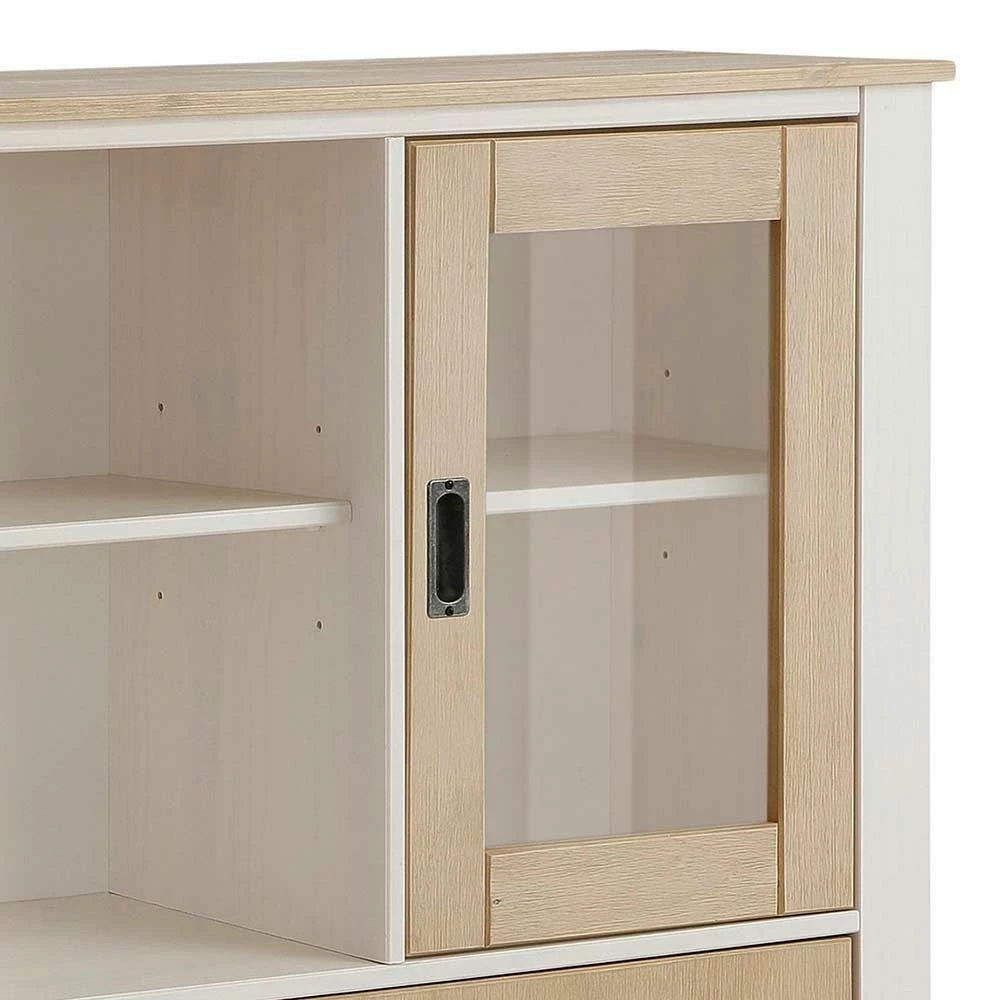 Billig ✔️ 125x120x35 Highboard Scandi Style Zweifarbig - Airina 😀 6 Billig ✔️ 125x120x35 Highboard Scandi Style Zweifarbig - Airina 😀 – Bild 6
