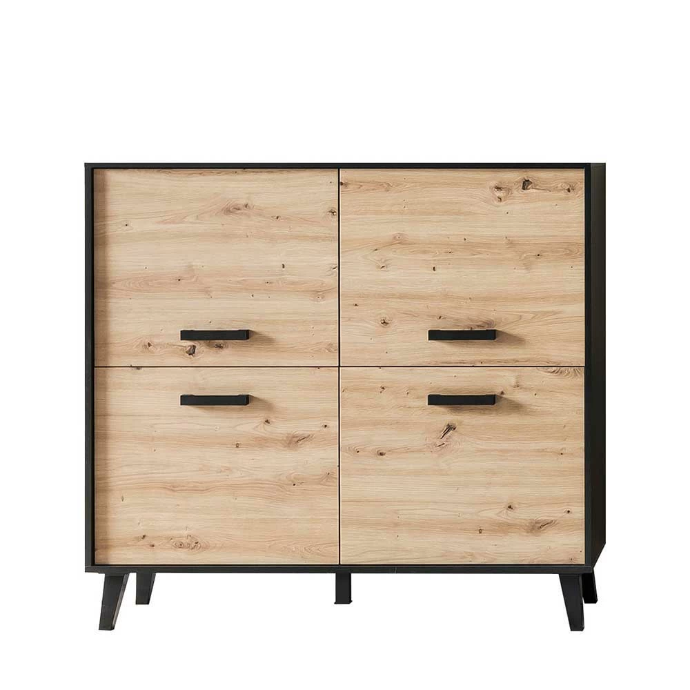 Bestpreis 😉 126x118x40 4-türige Kommode Modern - Paniera ⌛ 1 Bestpreis 😉 126x118x40 4-türige Kommode Modern - Paniera ⌛