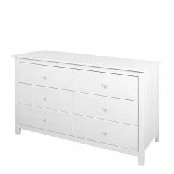 Auslauf ✔️ 130x80x45 Skandi Kommode Mit Sechs Schubladen - Etrinas 🔔