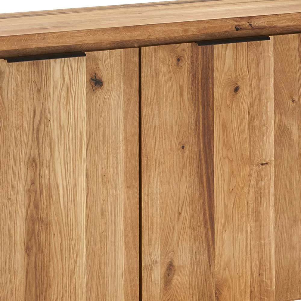 Am billigsten 🔥 130x8x45 Türen-Kommode Aus Geölter Wildeiche - Sympatia 👏 4 Am billigsten 🔥 130x8x45 Türen-Kommode Aus Geölter Wildeiche - Sympatia 👏 – Bild 4