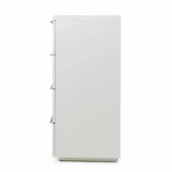 Aktion 🔔 130x97x45 Moderne Kommode Mit Acht Schubladen - Kalis 💯 -Reanna Shop 130x97x45 moderne kommode mit acht schubladen in weiss mit metallgriffen kalis 03