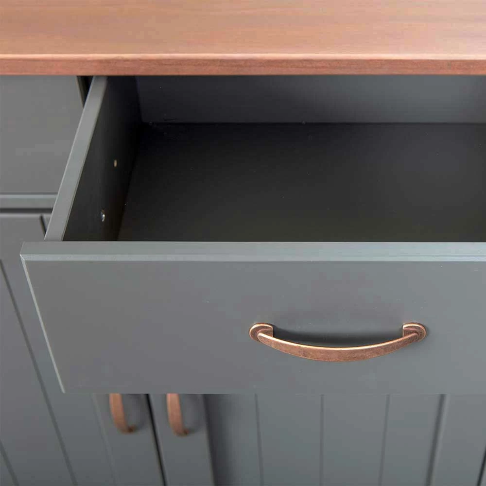 Billig ✨ 131x86x45 Landhaus Anrichte In Grau & Braun - Nepplan 🎉 5 Billig ✨ 131x86x45 Landhaus Anrichte In Grau & Braun - Nepplan 🎉 – Bild 5