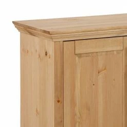 Aktion 🛒 132x70x39 Moderne Holzkommode Mit Drei Türen - Noellisa 👏 -Reanna Shop 132x70x39 moderne holzkommode mit drei tueren aus kiefer mit metallgriffen noellisa 04