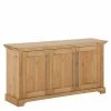 Aktion 🛒 132x70x39 Moderne Holzkommode Mit Drei Türen - Noellisa 👏