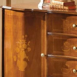 Auslauf 👏 133x90x42 Barock Sideboard In Nussbaumfarben - Motiz 😀 -Reanna Shop 133x90x42 barock sideboard in nussbaumfarben mit floralem muster motiz 04