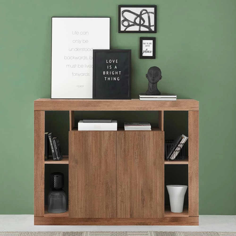 Coupon ⌛ 134x102x42 2-türige Kommode Mit 5 Fächern - Cosmonata 😉 2 Coupon ⌛ 134x102x42 2-türige Kommode Mit 5 Fächern - Cosmonata 😉 – Bild 2