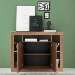 Coupon ⌛ 134x102x42 2-türige Kommode Mit 5 Fächern - Cosmonata 😉 8 Coupon ⌛ 134x102x42 2-türige Kommode Mit 5 Fächern - Cosmonata 😉 -Reanna Shop 134x102x42 2 tuerige kommode mit 5 faechern in brauner holzoptik cosmonata 02