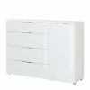 Großhandel 🥰 136x100x40 Weiße Kombi-Kommode Glasbeschichtet - Onstruda 👍