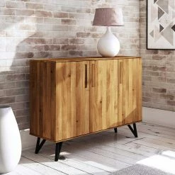 Coupon ⭐ 136x100x45 Türen-Kommode Aus Wildeiche & Stahl - Mandirov ⌛ 7 Coupon ⭐ 136x100x45 Türen-Kommode Aus Wildeiche & Stahl - Mandirov ⌛ -Reanna Shop 136x100x45 tueren kommode aus wildeiche stahl in natur schwarz mandirov 02