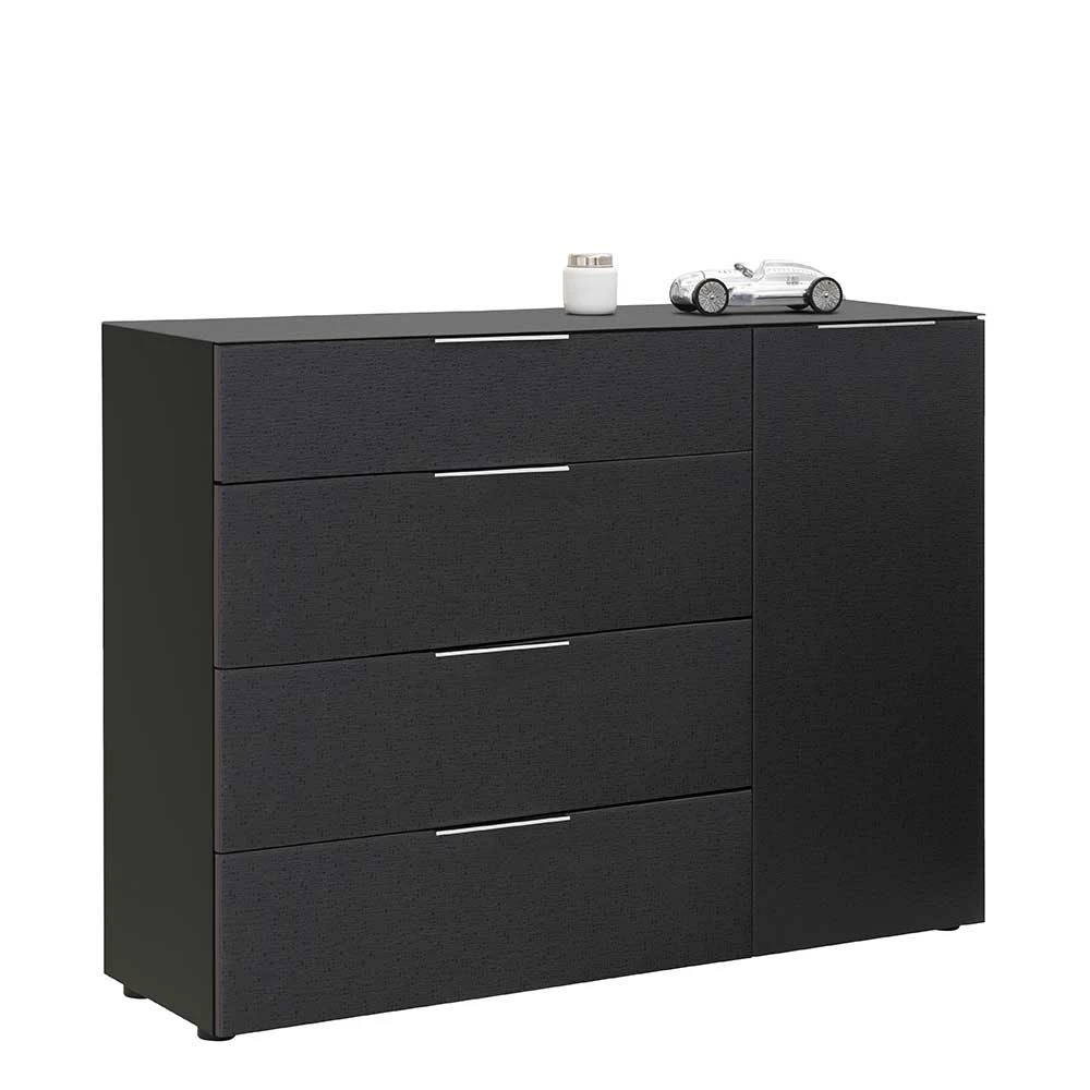 Coupon ⌛ 136x99x40 Hohe Kommode In Anthrazit - Matimil 🛒 2 Coupon ⌛ 136x99x40 Hohe Kommode In Anthrazit - Matimil 🛒 – Bild 2