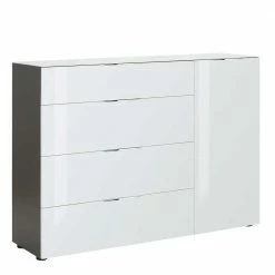 Angebote 🎁 136x99x40 Kommode Mit Soft Close Schubladen - Hemstri 🎁