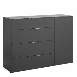 Brandneu 🛒 136x99x40 Kommode Mit Vier Schubladen & Tür - Ejedan 🤩