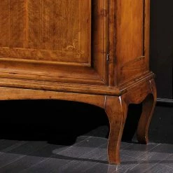 Reanna Shop -Reanna Shop 138x100x47 kommode mit abschliessbaren tueren 2 schubladen in nussbaum motiz 02