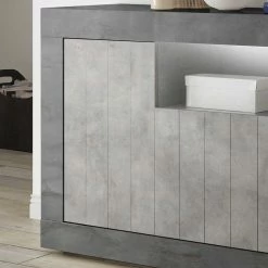 Bestes Angebot 😉 138x86x43 Design-Kommode In Grau Zweifarbig - Casmas ✔️ 8 Bestes Angebot 😉 138x86x43 Design-Kommode In Grau Zweifarbig - Casmas ✔️ -Reanna Shop 138x86x43 design kommode in grau zweifarbig dekor beton dunkelgrau casmas 03