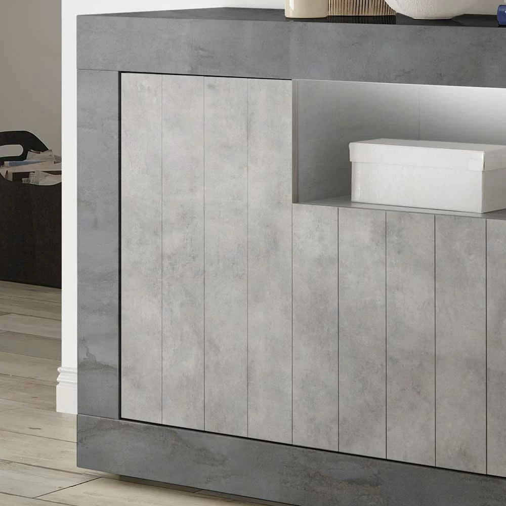 Bestes Angebot 😉 138x86x43 Design-Kommode In Grau Zweifarbig - Casmas ✔️ 4 Bestes Angebot 😉 138x86x43 Design-Kommode In Grau Zweifarbig - Casmas ✔️ – Bild 4