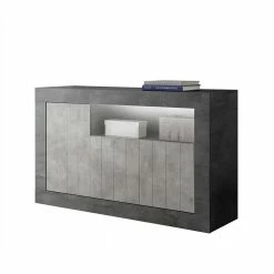 Bestes Angebot 😉 138x86x43 Design-Kommode In Grau Zweifarbig - Casmas ✔️