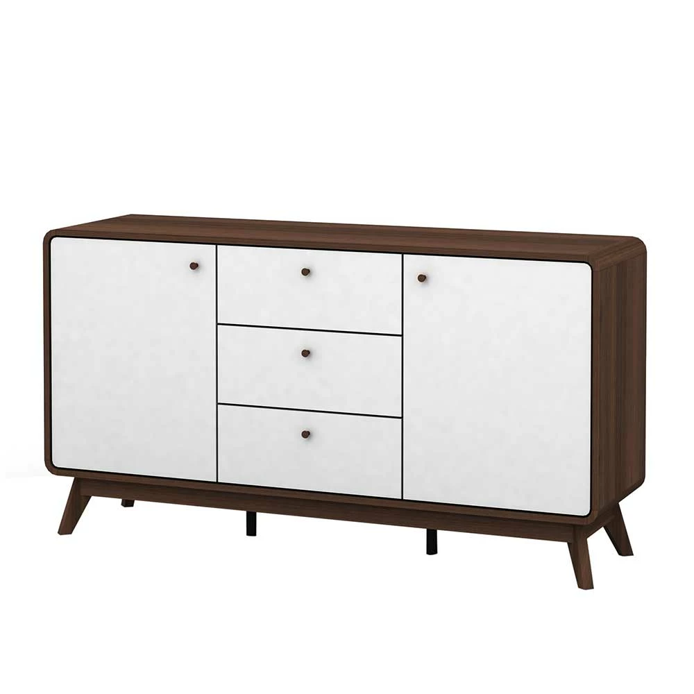 Rabatt 🎉 140x76x39 Design Sideboard In Weiß & Walnuss - Devkan 🌟 1 Rabatt 🎉 140x76x39 Design Sideboard In Weiß & Walnuss - Devkan 🌟