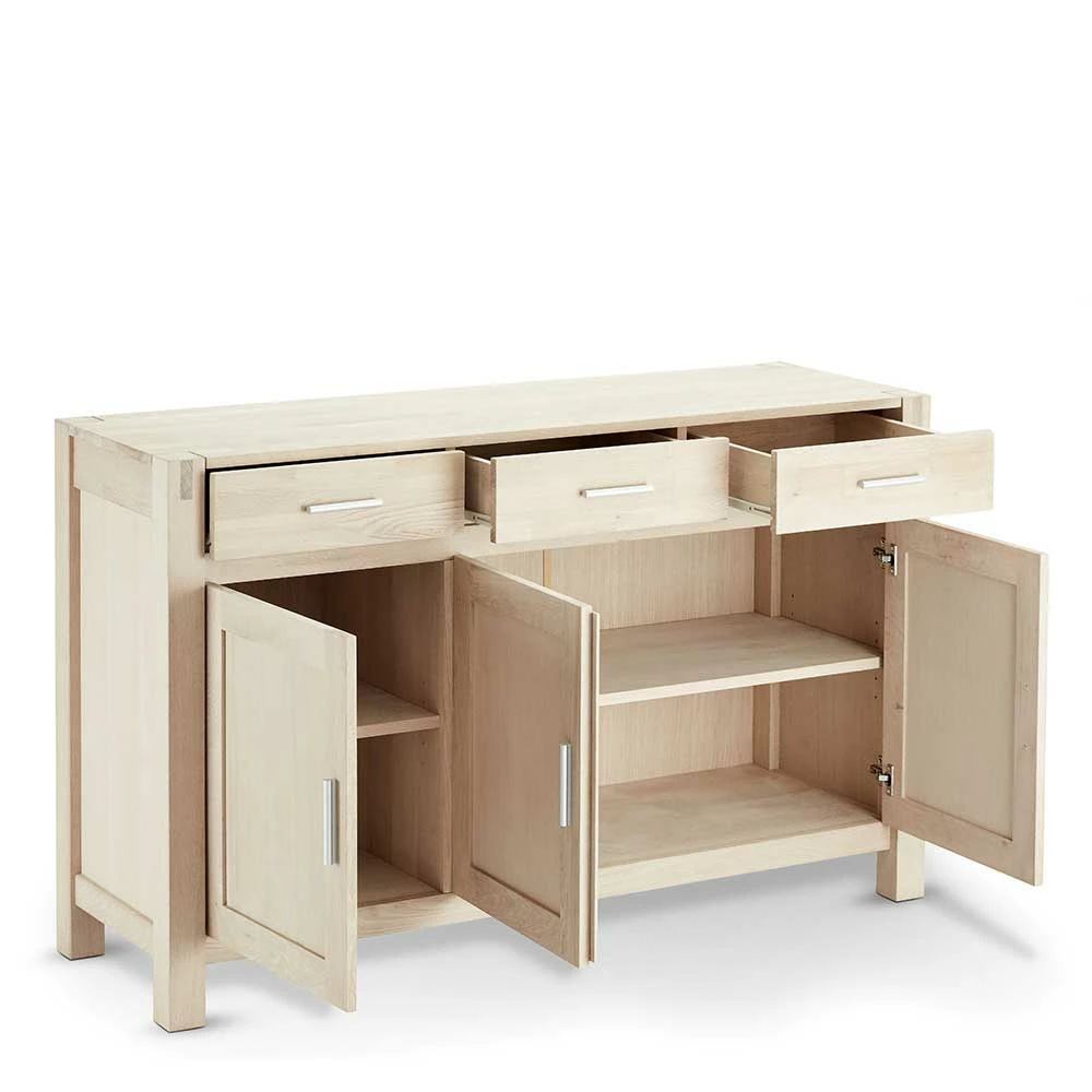 Neu ⌛ 140x86x45 Kombi-Kommode In Eiche Geseift - Neclos 😍 3 Neu ⌛ 140x86x45 Kombi-Kommode In Eiche Geseift - Neclos 😍 – Bild 3