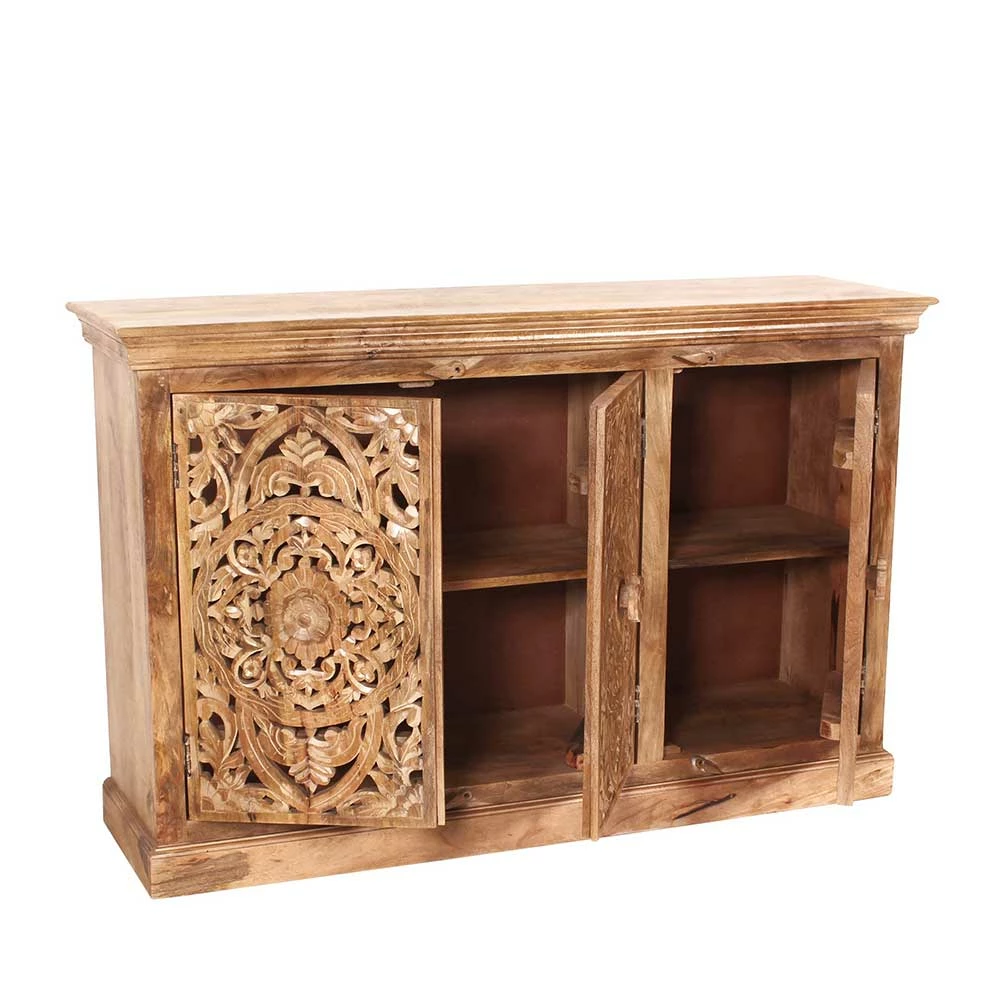 Besorgen 💯 140x90x40 3-türige Kommode Mit Schnitzerei - Runiasa 👍 5 Besorgen 💯 140x90x40 3-türige Kommode Mit Schnitzerei - Runiasa 👍 – Bild 5