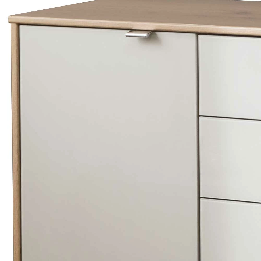 Coupon 🎁 141x105x43 Sideboard In Beige Glas - Crascanu ✨ 3 Coupon 🎁 141x105x43 Sideboard In Beige Glas - Crascanu ✨ – Bild 3