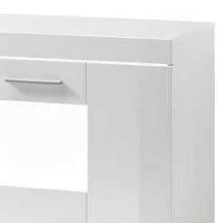 Budget 🔔 144x82x40 Cm Hochglanz Sideboard In Weiß - Timmona ✨ 10 Budget 🔔 144x82x40 Cm Hochglanz Sideboard In Weiß - Timmona ✨ -Reanna Shop 144x82x40 cm hochglanz sideboard in weiss 3 tuerig schublade timmona 04