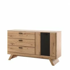 Angebote 🛒 144x84x44 Designer Sideboard Zweifarbig - Larinca 😍