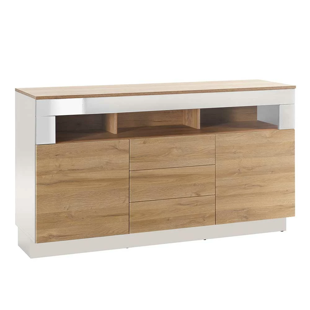 Billig 😀 149x85x43 Design Sideboard Mit Offenem Fach - Dailin ✔️ 3 Billig 😀 149x85x43 Design Sideboard Mit Offenem Fach - Dailin ✔️ – Bild 3