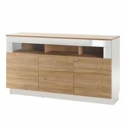 Billig 😀 149x85x43 Design Sideboard Mit Offenem Fach - Dailin ✔️