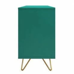 Besorgen 😀 150x70x40 Sideboard In Grün & Gold - Ricriava 🥰 -Reanna Shop 150x70x40 sideboard in gruen gold mit drei schubladen zwei tueren ricriava 04