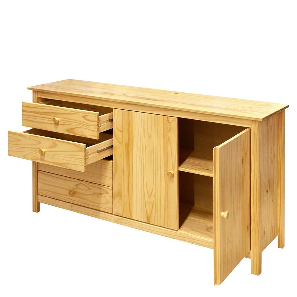 Am billigsten ⭐ 150x80x40 Holz Kombikommode Aus Kiefer - Kascanu 🌟 3 Am billigsten ⭐ 150x80x40 Holz Kombikommode Aus Kiefer - Kascanu 🌟 – Bild 3