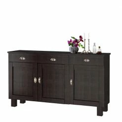 Blitzangebot 🎉 150x85x60 Landhaus Anrichte In Wenge - Srelia 🥰 -Reanna Shop 150x85x60 landhaus anrichte in wenge aus kiefer massivholz srelia 01