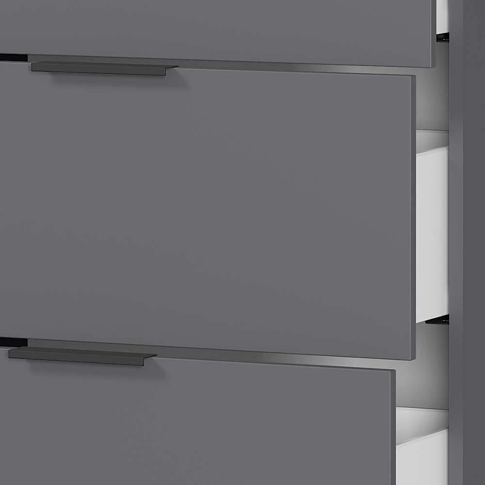 Angebote 🎁 151x98x40 Hohe Kombi-Kommode In Dunkelgrau - Lurys ⭐ 6 Angebote 🎁 151x98x40 Hohe Kombi-Kommode In Dunkelgrau - Lurys ⭐ – Bild 6