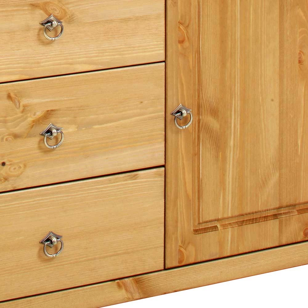 Großhandel 🌟 152x68x38 Holzkommode Mit 3 Breiten Schubladen - Imressa ⌛ 5 Großhandel 🌟 152x68x38 Holzkommode Mit 3 Breiten Schubladen - Imressa ⌛ – Bild 5