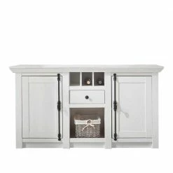 Angebote ✨ 152x83 Cm Landhaus Anrichte In Weiß - Chelles 👏