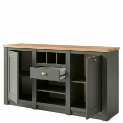 Beste Bewertungen von 🥰 152x83x45 Landhaus Anrichte In Graugrün - Eylan 😍 9 Beste Bewertungen von 🥰 152x83x45 Landhaus Anrichte In Graugrün - Eylan 😍 -Reanna Shop 152x83x45 landhaus anrichte in graugruen wildeichefarben eylan 03