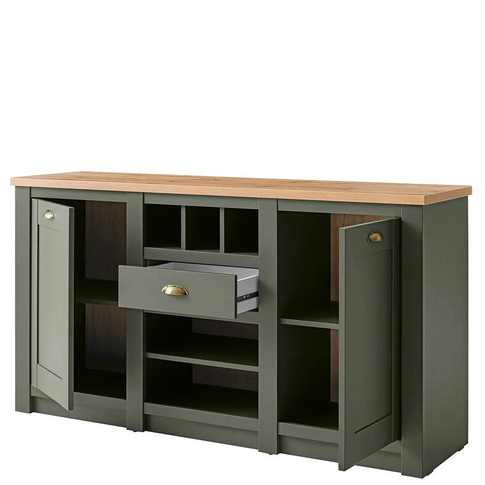 Beste Bewertungen von 🥰 152x83x45 Landhaus Anrichte In Graugrün - Eylan 😍 4 Beste Bewertungen von 🥰 152x83x45 Landhaus Anrichte In Graugrün - Eylan 😍 – Bild 4