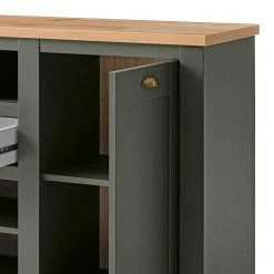 Beste Bewertungen von 🥰 152x83x45 Landhaus Anrichte In Graugrün - Eylan 😍 11 Beste Bewertungen von 🥰 152x83x45 Landhaus Anrichte In Graugrün - Eylan 😍 -Reanna Shop 152x83x45 landhaus anrichte in graugruen wildeichefarben eylan 05